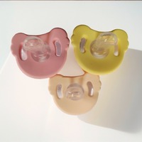 Sucette en silicone de qualité alimentaire motif dessin animé, vente en gros du fabricant, très populaire pour bébé, aide au sommeil pour 0-12 mois