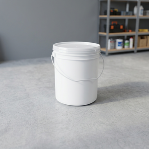 Cubo de Pintura Redondo de Plástico Hermético Ecológico de Grado Alimenticio de 4 Litros (SW) - Product Image 3