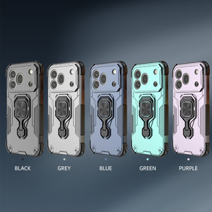 เคส Panther II สำหรับ Honor 600 <span class=keywords><strong>Pro</strong></span> แบบไฮบริด PC และ TPU 2 in 1 ป้องกันแรงกระแทก พร้อมขาตั้งวงแหวน สำหรับ Honor 600 400 <span class=keywords><strong>Pro</strong></span> 200 Lite - Product Image 6