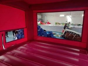 Buttafuori gonfiabili del castello gonfiabile della casa di rimbalzo della principessa rosa gonfiabile commerciale più venduto - Product Image 3