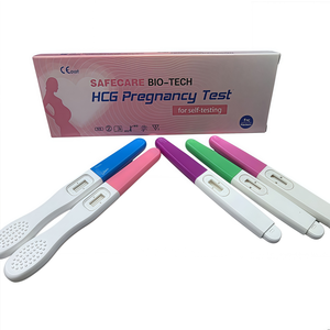 निजी लेबल एचसीग गर्भावस्था परीक्षण पट्टी पैथोलॉजिकल विश्लेषण के लिए लोकप्रिय मैनुअल मूत्र परीक्षण पट्टी - Product Image 1