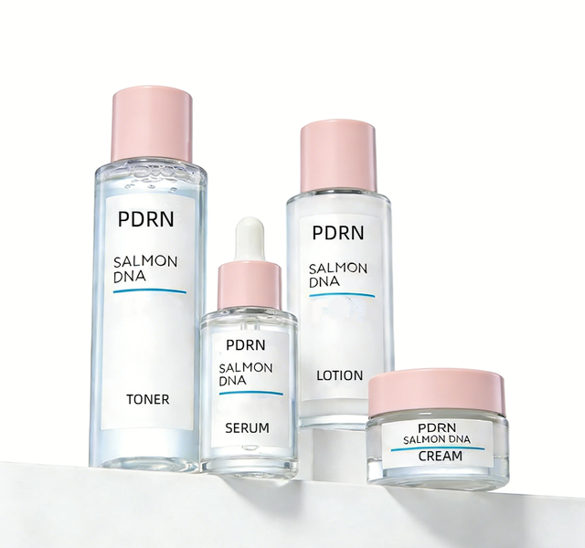 OEM/ODM Korean PDRN Salmon DNA Skincare Set Moisturizing Whitening Repairing Brightening Face Skin Care Set