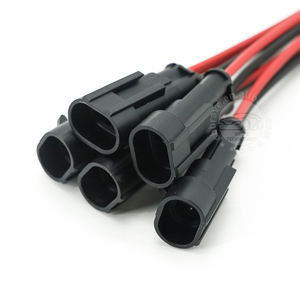 Kendaraan kustom 2-P pria tahan air 15CM kabel dan kabel listrik - Product Image 2