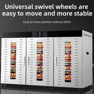 सर्वश्रेष्ठ विक्रेता 72 परतों स्टेनलेस स्टील बड़ी क्षमता सब्जियां ताजा फल डीहाइड्रेटर खाद्य डीहाइड्रेटर खाद्य डीहाइड्रेटर मशीन - Product Image 2