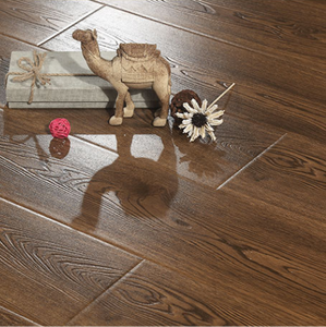 Plancher <span class=keywords><strong>stratifié</strong></span> en bois véritable peint biseauté en <span class=keywords><strong>acajou</strong></span> AC3 - Product Image 5