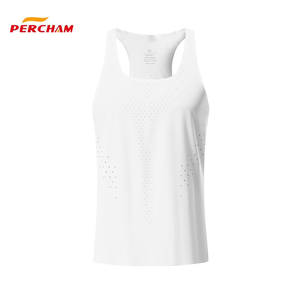 Camiseta Deportiva de Tirantes para Mujer con Logotipo Personalizado, de Secado Rápido, Transpirable, con Orificios Cortados con Láser, Elástica en <span class=keywords><strong>4</strong></span> Direcciones, para Entrenamiento y <span class=keywords><strong>Running</strong></span> - Product Image 4