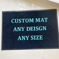 Alfombrillas de puerta comerciales personalizadas Alfombras de entrada de alta absorción antideslizantes Alfombras de piso de goma para exteriores