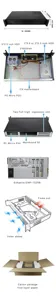 19 inch công nghiệp Rack PC Máy chủ Chassis <span class=keywords><strong>SFX</strong></span> <span class=keywords><strong>PSU</strong></span> hỗ trợ 1.5U <span class=keywords><strong>Mini</strong></span> <span class=keywords><strong>ITX</strong></span> trường hợp máy chủ - Product Image 5
