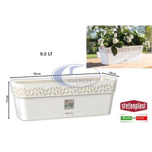Fioriera Rettangolare Grande e Lunga per Balcone e Giardino - Product Image 1