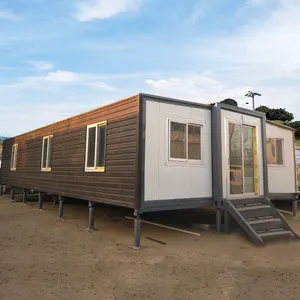 luxury model container houses prefab combination 3 4 5 bedroom extendable prefab container house with kitchen 40 ft