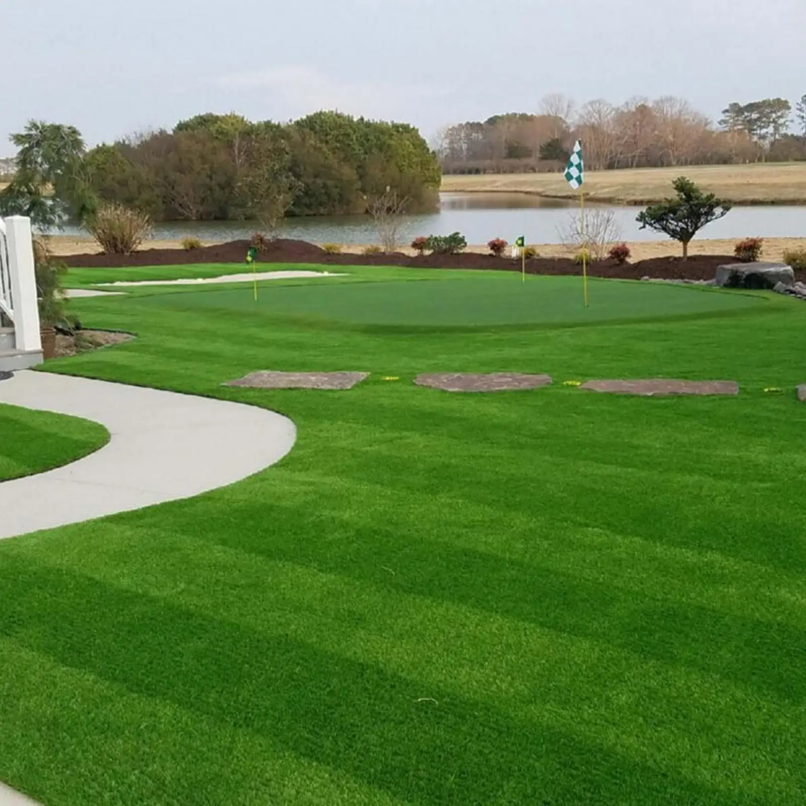 Onderhoudsarme Kunstgrasrol Van Kunstgras Voor Decoratie Met Natuurlijk Ogend En Zacht Gevoel