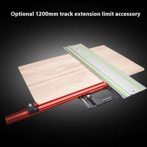 ANDUUK-Placa guía de sierra circular de aleación de aluminio, Riel de guía cuadrado, para carpintería, 90, ángulo recto - Product Image 4