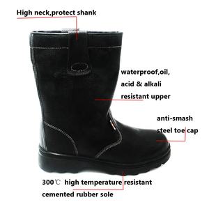 عالية أعلى مكافحة تحطيم ومكافحة ثقب حمض مقاومة النفط الأحذية الصناعية و الزراعية أحذية أمان - Product Image 6