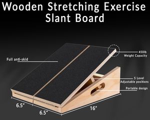 2 gói không trượt có thể điều chỉnh Squat Wedge gót cao nghiêng Hội Đồng Quản trị cho mắt cá chân kéo dài bài tập - Product Image 2