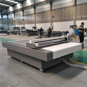 China de ordenador controlado automático tela de tapicería textil cnc ronda cuchillo máquina en tela de máquinas de corte - Product Image 6