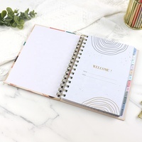 2026 journal intime personnalisé d'usine A5 couverture rigide Journal Agenda planificateur impression