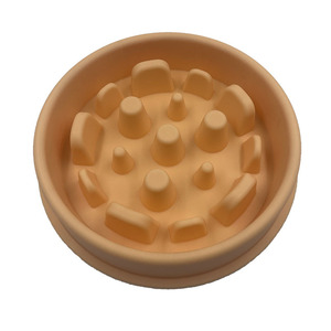 Bol universel portable pour animaux de compagnie en silicone de qualité alimentaire, rond, anti-étouffement, à alimentation lente, durable et léger, pour intérieur/extérieur – Offre spéciale - Product Image 4