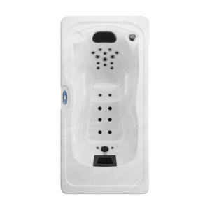 อ่างน้ำร้อนกลางแจ้งแบบโมเดิร์น1คนพร้อมตัวเครื่องอะคริลิก30ตัวเครื่องนวดสปาสุดหรูสำหรับใช้ในวิลล่า - Product Image 3