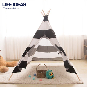 Grand Intérieur Extérieur Auvent Coton <span class=keywords><strong>Tipi</strong></span> Tente En Bois Enfants <span class=keywords><strong>Tipi</strong></span> Tee Pee Jouer Tentes <span class=keywords><strong>Pour</strong></span> Enfants - Product Image 5
