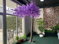 Arbre artificiel Offre Spéciale de fleurs de cerisier 2 m pièce maîtresse d'arbre de fleurs de cerisier mariage pour la décoration intérieure