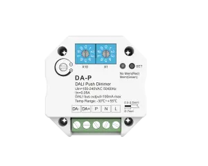 SKYDANCE DA-P 100-240VAC DALI Controller Push Dim Switch DALI Dimmer Rotary Knob Dimming DALI Drivers