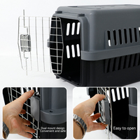 Nouveau Portable voiture Pet Cage Pet Aviation Box chat et chien transport transporteur produits pour animaux de compagnie