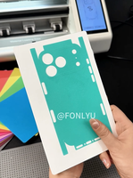 Film de protection transparent à changement de couleur 190*120mm, autocollant décoratif en cuir coloré pour coque arrière de téléphone iPhone 18 Pro Max 17 16 15