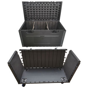 KKMARK Vente en gros Boîte à outils en plastique HDPE PE détachable Boîte à outils polyvalente étanche ATA Road Utility Trunk Cable Flight Cases - Product Image 1