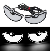 Systèmes d'éclairage de moto à LED 12V, lumières triangulaires Devil Eagle Eye pour voiture, accessoires pour moto, moto lumineuse