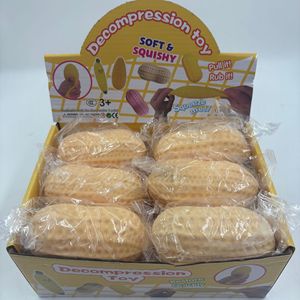 Juguete antiestrés de goma con forma de cacahuete, estilo TikTok, creativo, divertido, temático de comida, esencial para descompresión. - Product Image 5