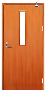 Fabrika fiyat yangına dayanıklı otel kapıları ahşap apartman kapıları yanmaz sıcak satış toptan fiyat ahşap yanmaz kapı - Product Image 3