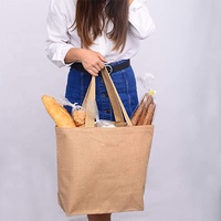 Eco Tote Sacs à provisions réutilisables Vente en gros Fabricants Sac de jute Chine Produit