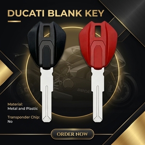 Llave de Motocicleta Compatible con <span class=keywords><strong>Ducati</strong></span>, Llave Virgen para <span class=keywords><strong>Monster</strong></span> 696 796 M1100S M1200S 821 848 1098 1199 1299 MTS950, Llave con Chip Desmontable - Product Image 1