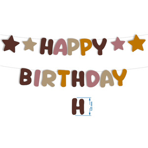 Tùy chỉnh đầy màu sắc Đảng Hạnh Phúc sinh nhật lễ hội biểu ngữ đám cưới Vòng hoa giáng sinh trang trí Cờ cờ - Product Image 2