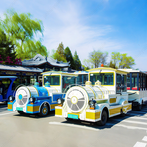 <strong>Outdoor</strong> 42/58/72-Seat Trackless <strong>Train</strong> for Adults Children Steel Construction for Amusement Park Sightseeing Road Tourist Areas - Product Image 5