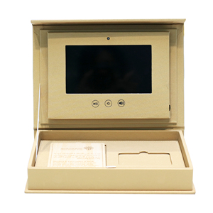 Commercio all'ingrosso personalizzato Logo magnetico fascio di capelli Video scatole schermo LCD parrucca scatola per extension capelli umani promozionale regalo di affari - Product Image 5