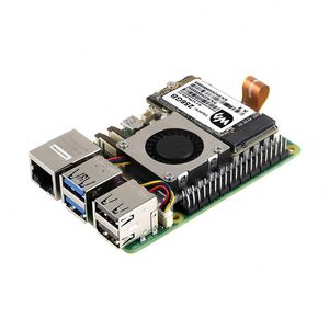 Scheda PCIe a M.<span class=keywords><strong>2</strong></span> (E) con ventola di raffreddamento, adattatore 8Gbps compatibile con SSD NVMe M.<span class=keywords><strong>2</strong></span> di dimensioni 2230 2242 per Raspberry Pi <span class=keywords><strong>5</strong></span> - Product Image 3