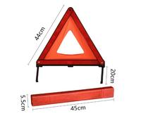 Triangle de sécurité routière homologué DOT, identique à la norme américaine FMVSS 571.125, kit de triangle réfléchissant