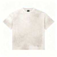T-shirt DTG personnalisé Kornit, imprimé graffiti en strass effet soleil délavé, streetwear, fabrication OEM directe d'usine