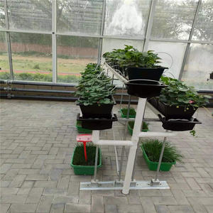 Grand cadre de serre hydroponique en acier galvanisé pour culture biologique motif rond avec film plastique pour l'agriculture - Product Image 4