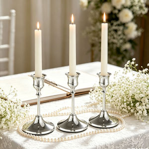 <b>Wedding</b> Decoration Modern Golden Taper <b>Candle</b> Holder Brass Gold Metal Candlestick Holders Metal <b>Candle</b> Holder Gold Stand - Product Image 2