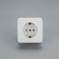 Enchufe Doméstico Duradero, Enchufe de Pared de Alta Eficiencia y Ahorro de Energía, Enchufe de Pared Resistente al Fuego