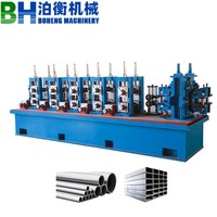 Ligne de production de tuyaux entièrement automatique haute fréquence pour tuyaux en acier galvanisé à soudure droite