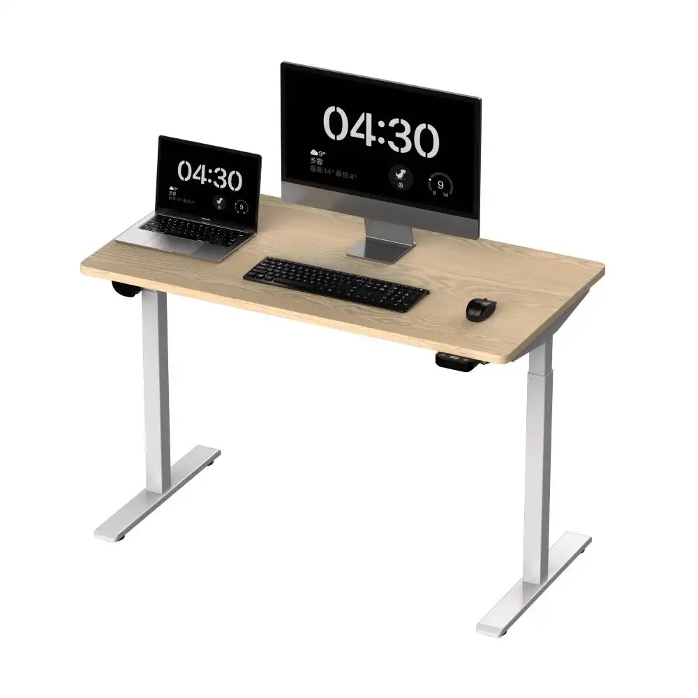 Nuovo modello di scrivania a casa ufficio regolabile in altezza elettrica regolabile in piedi scrivania per la vendita