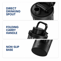 Bouteille Shaker Électrique en Gros 600ml, Tasse Mélangeuse Automatique de Protéines, Bouteille de Fitness Portable Rechargeable, Personnalisable OEM ODM