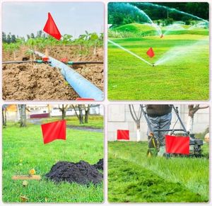 Bandera de Seguridad Personalizada de PVC para Exteriores, Tamaño 4*5 Pulgadas, con Logotipo Personalizado en Fibra de Vidrio, para Jardín Pequeño, Advertencia, Topografía, Césped - Product Image 5