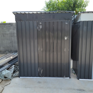 Tout nouveau hangar de jardin de stockage <span class=keywords><strong>en</strong></span> métal préfabriqué moderne <span class=keywords><strong>bois</strong></span> traité sous pression extérieur pour le stationnement de voiture Type naturel <span class=keywords><strong>toit</strong></span> <span class=keywords><strong>plat</strong></span> - Product Image 6