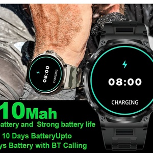 Montre connectée NORTH EDGE pour hommes, écran intelligent, batterie de 710 mAh, tracker de fitness sportif, moniteur de fréquence cardiaque, compatible IOS et Android - Product Image 4
