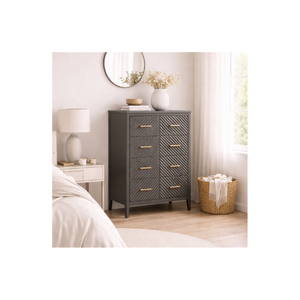 Muebles para el Hogar de la Mejor Calidad, Armario Alto de Madera, Diseño Moderno, Muebles para Sala de Estar que Ahorran Espacio, Madera Sólida de Roble/Pino/Acacia - Product Image 1