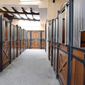 Kalıcı güvenlik çiftlik at ekipmanları özelleştirilmiş at tezgahları cephede at istikrarlı kutuları - Product Image 5